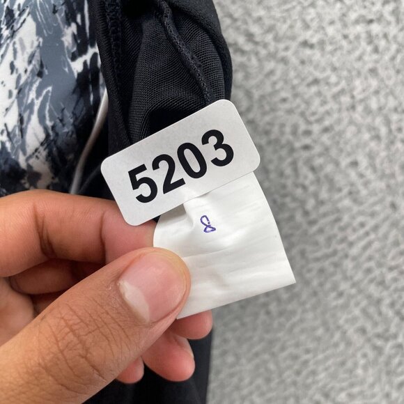 TYR Swimwear Womens 8 Black White‎ Halter Full Coverage One Piece Comp New - Picture 4 of 11